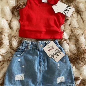Zara Kids Disney OOTD ❤️ The cutest back pocket 🥰